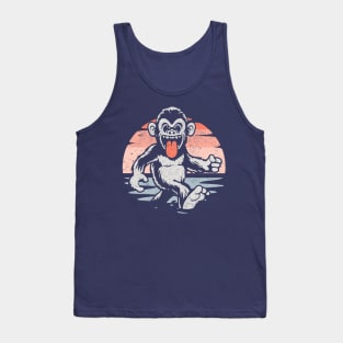 Bigfoot Beach Sunset Tank Top